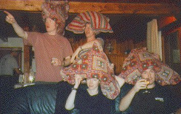 Cushions on heads !